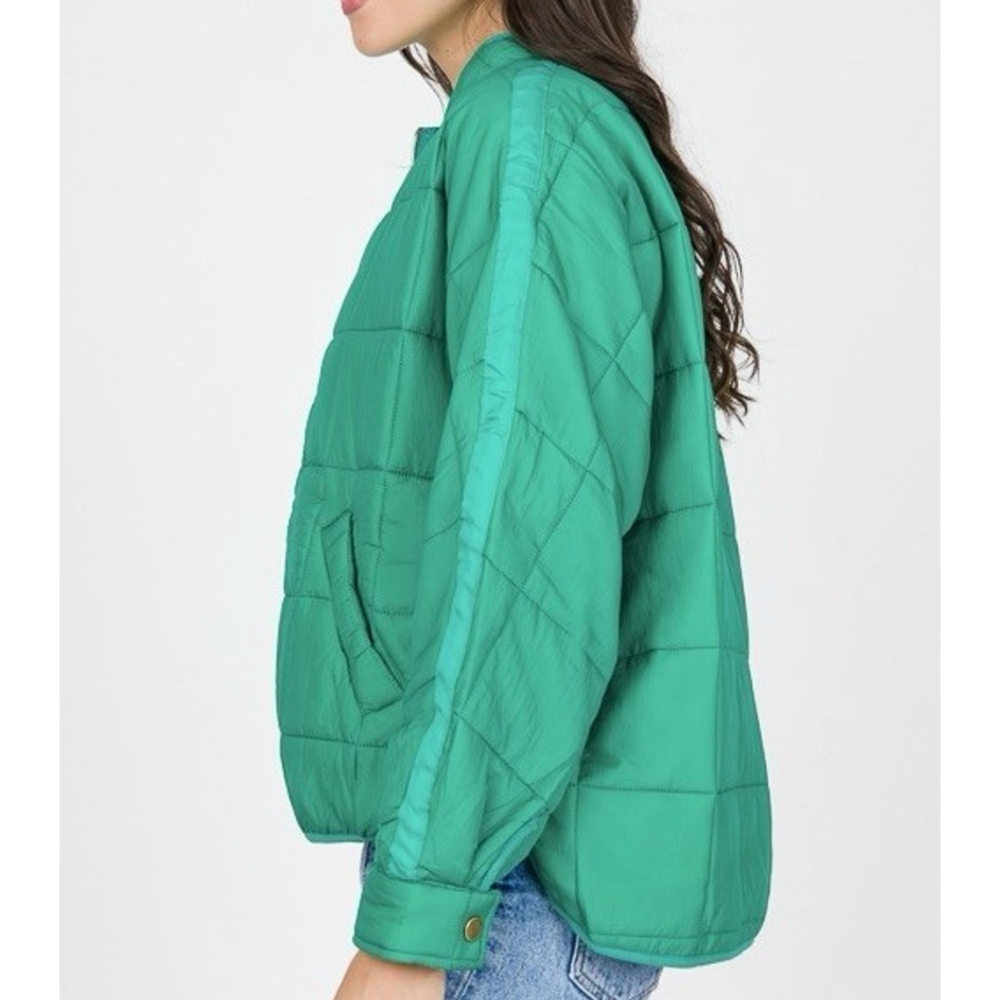 ODDI Teal Quilted Puffer Jacket Women’s 1XL - Picture 2 of 10